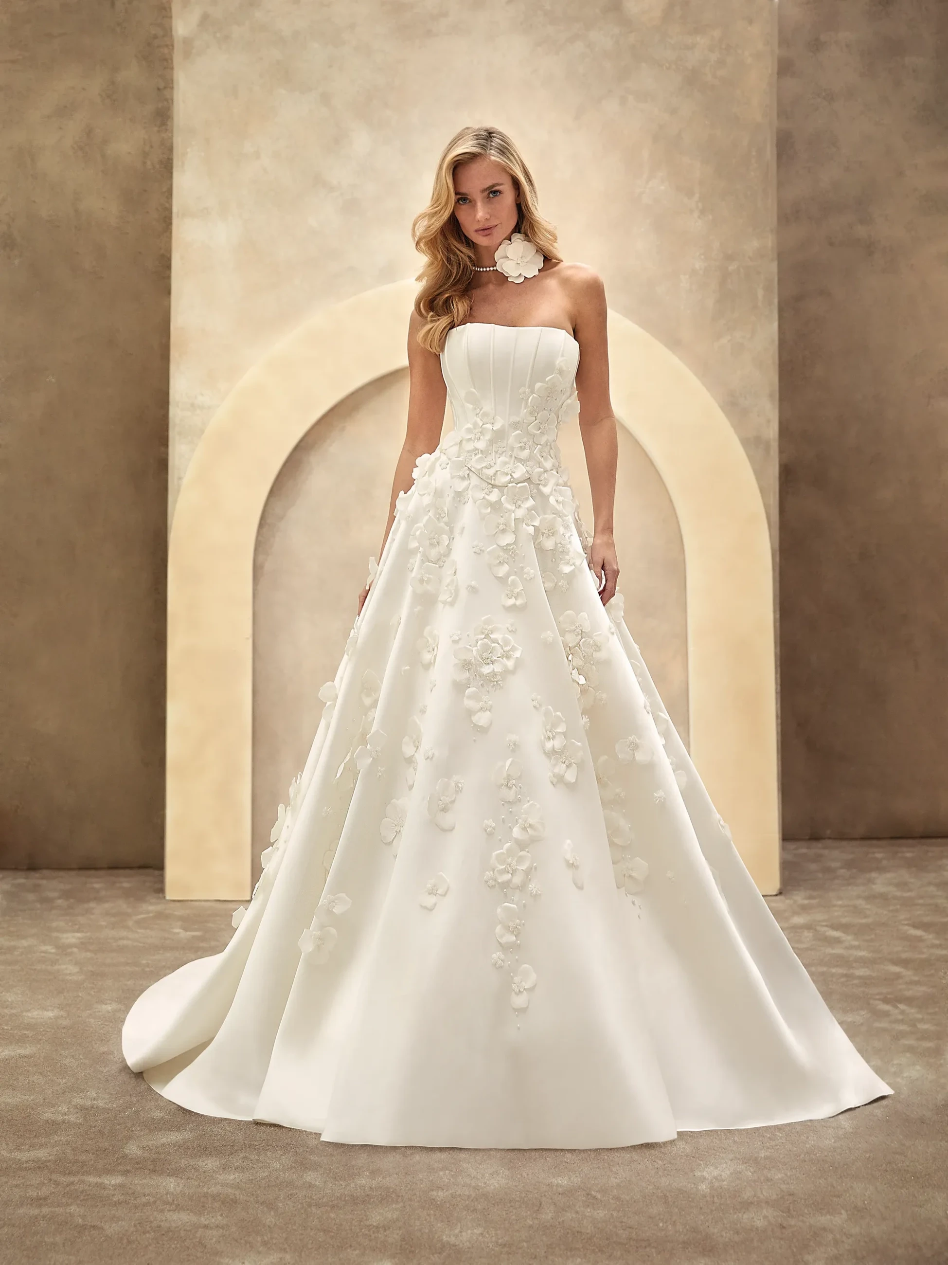 Model wearing the dress of the week