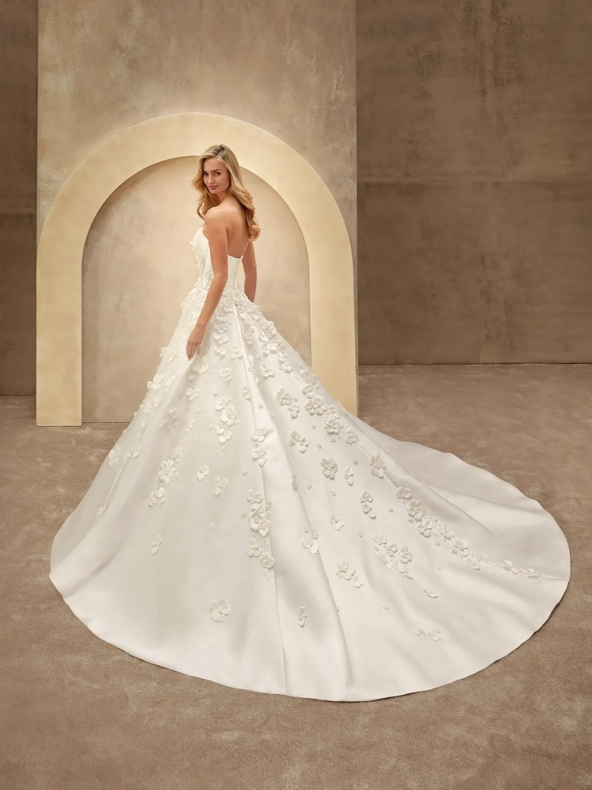 Model wearing the dress of the week