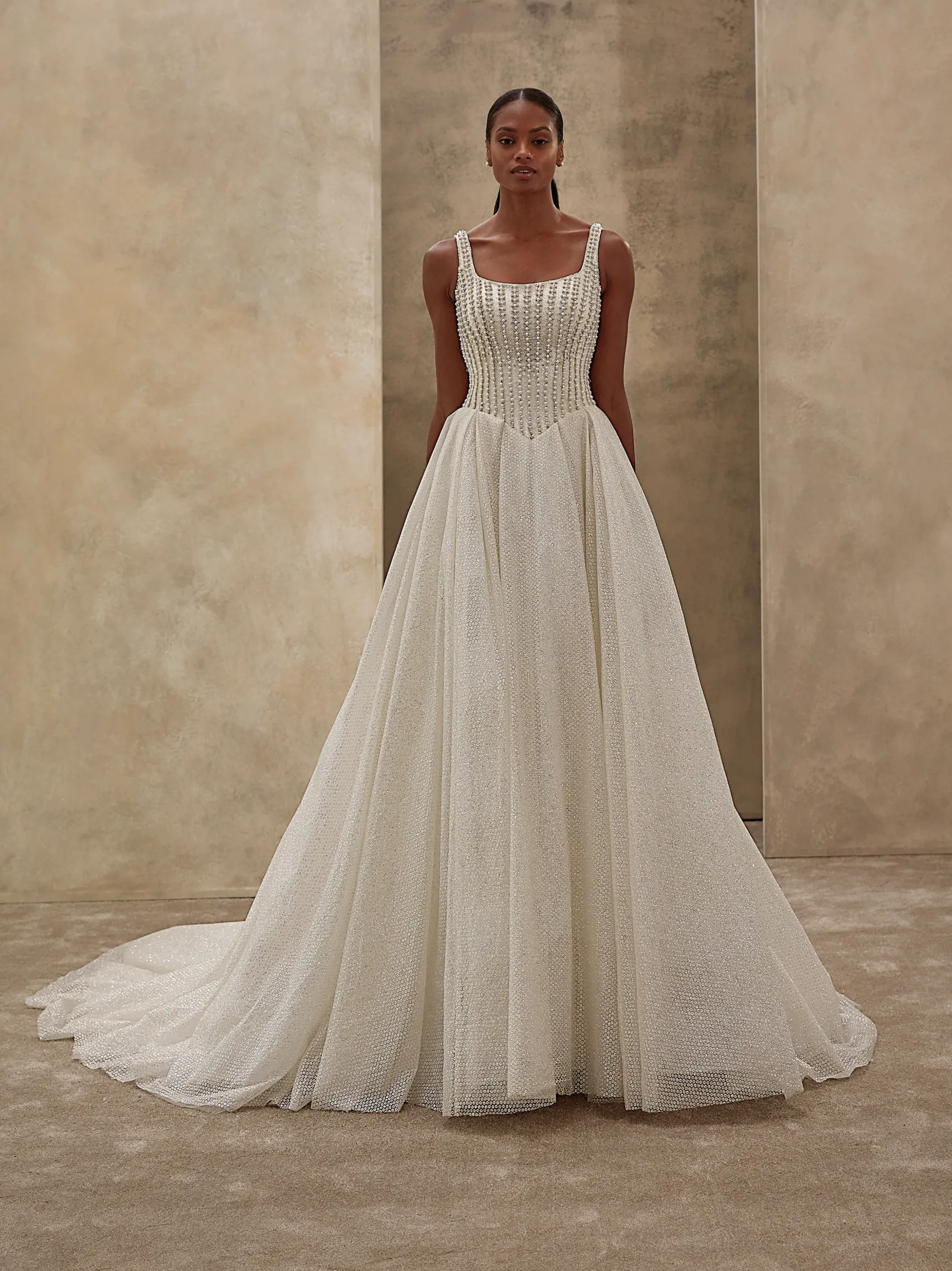 Model wearing the dress of the week