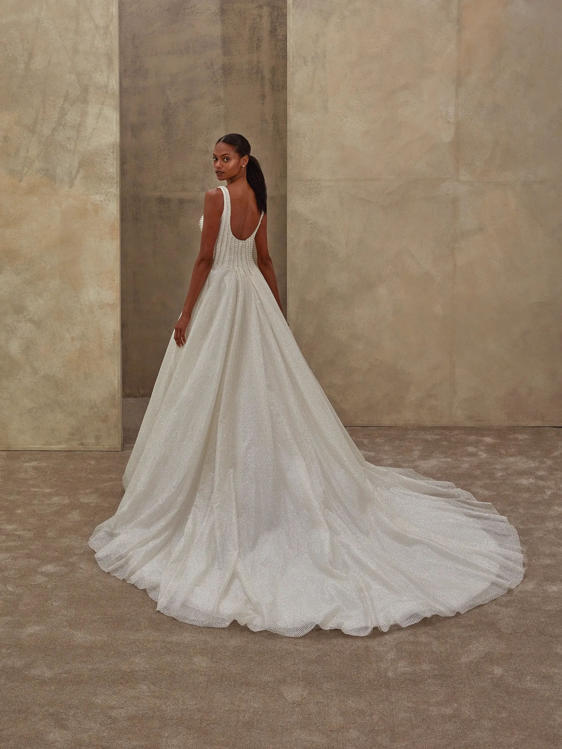 Model wearing the dress of the week