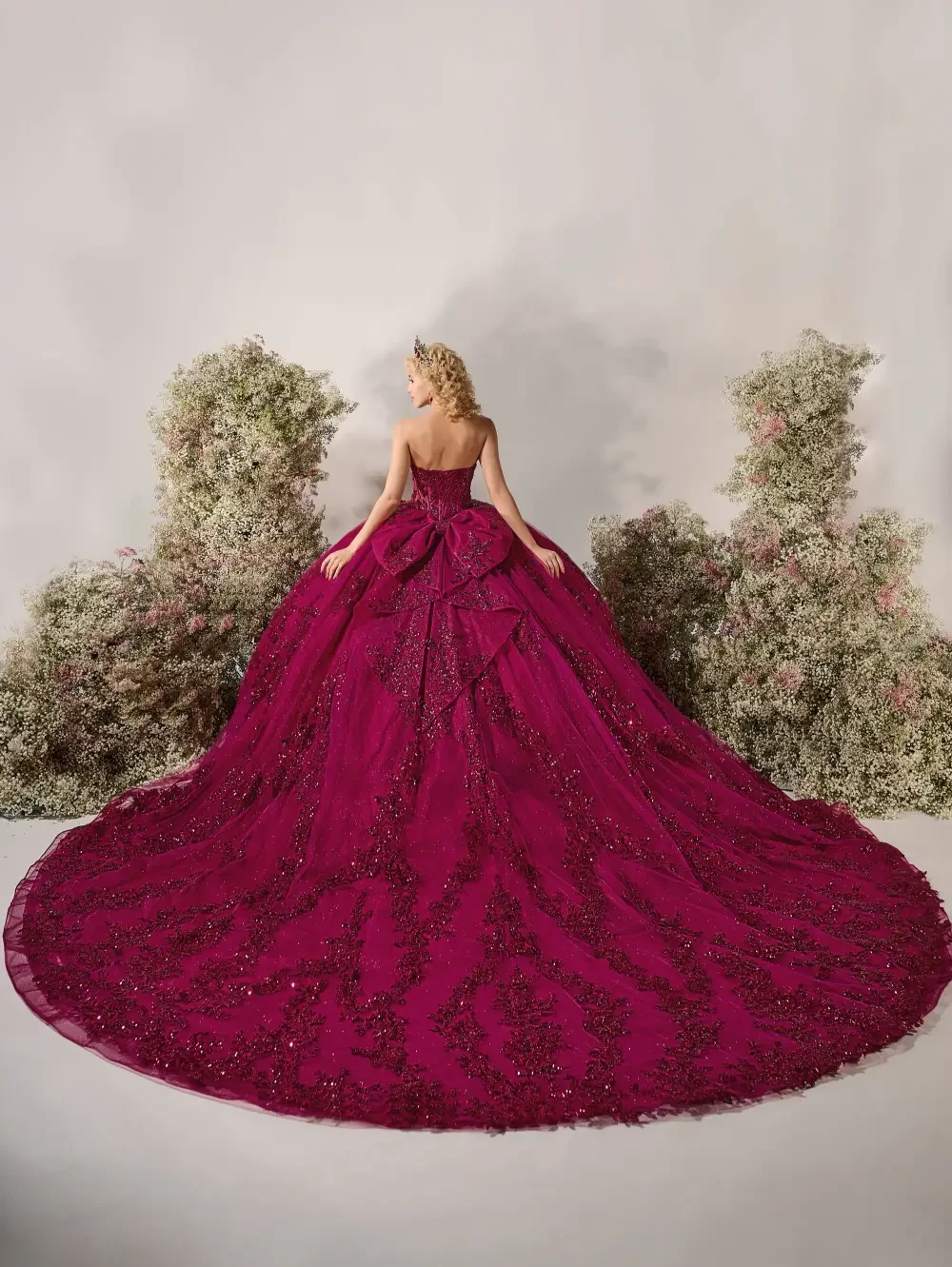 Model wearing the dress of the week