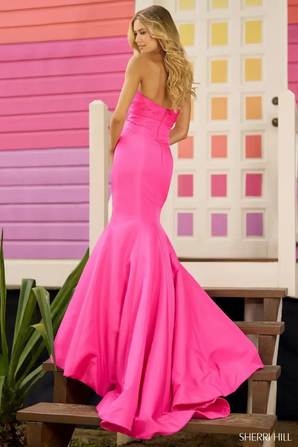 Model wearing the dress of the week