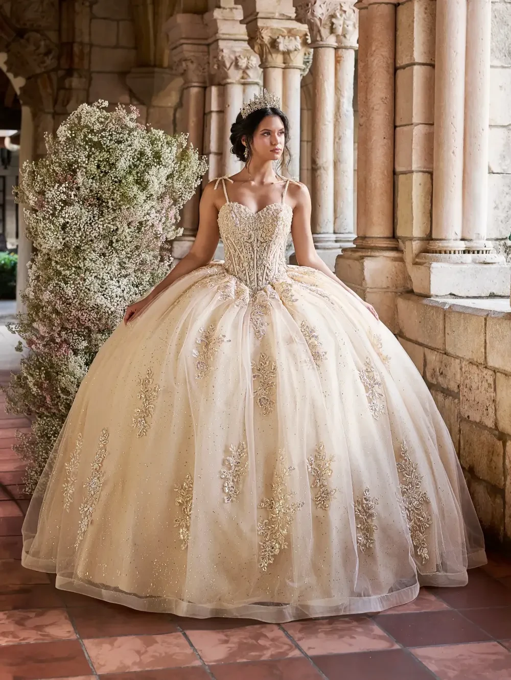Model wearing the dress of the week