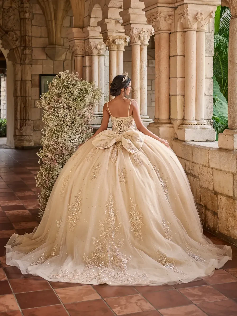 Model wearing the dress of the week