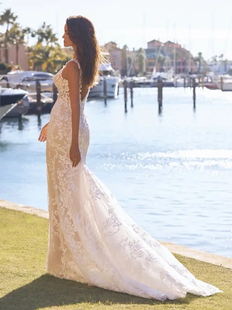 Model wearing the dress of the week