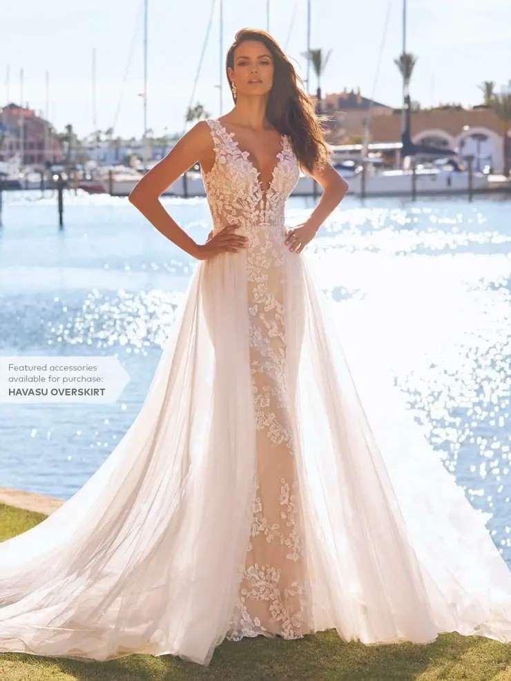 Model wearing the dress of the week