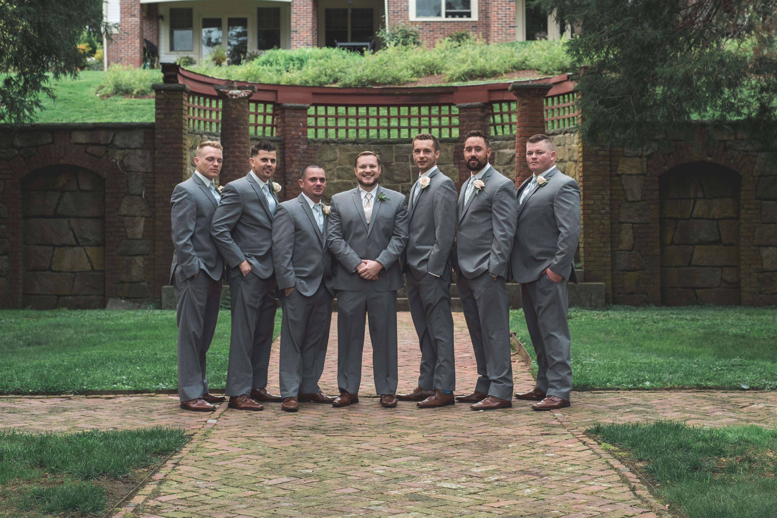 Groomsmen in Tuxedos