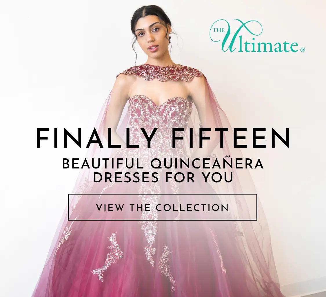 Quinceanera dresses at the Ultimate in Peabody, MA