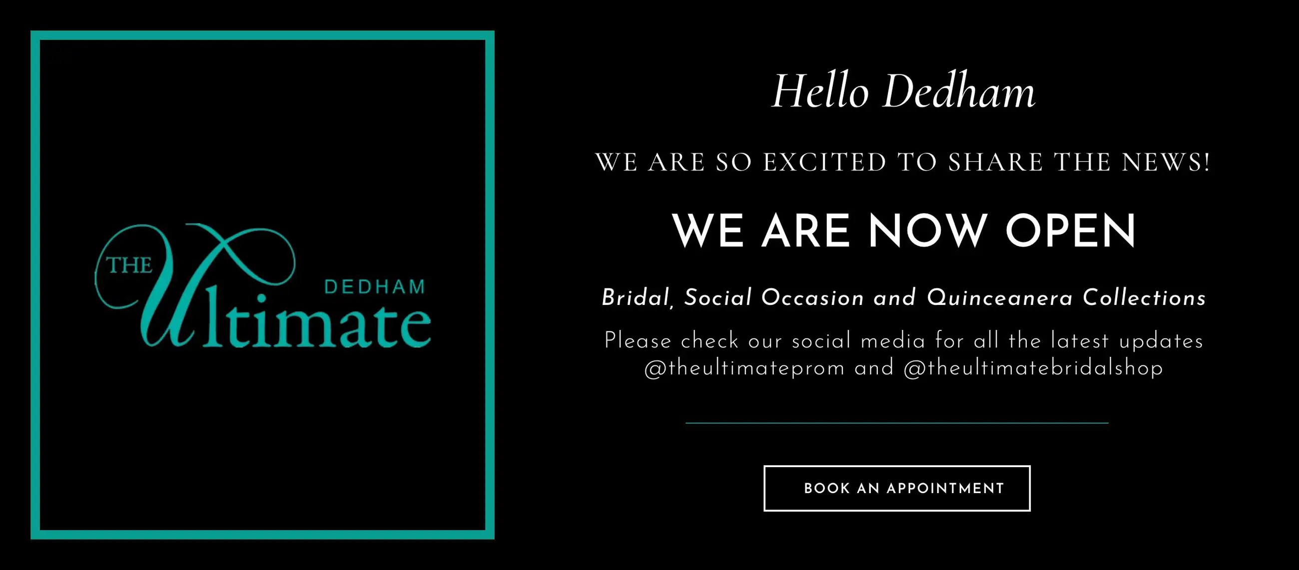 Dedham Location now open