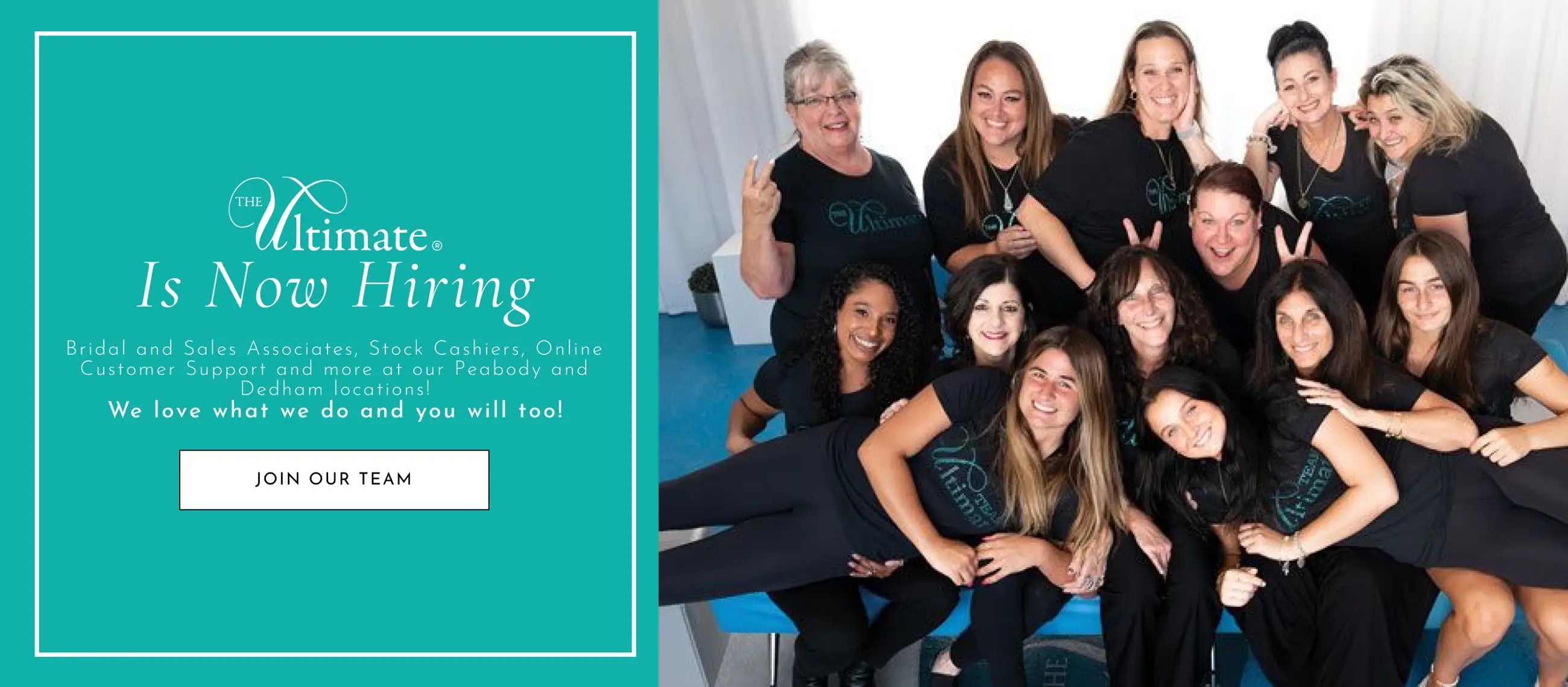 The Ultimate hiring. Team picture