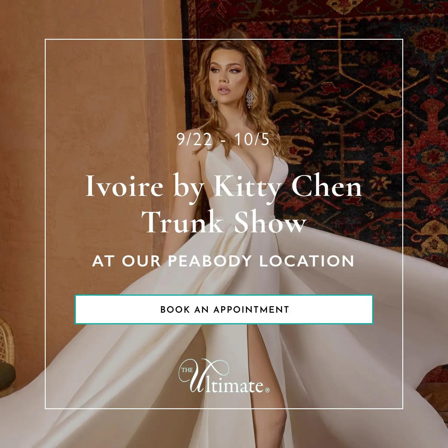 Ivoire by Kitty Chen trunk show at The Ultimate Peabody location