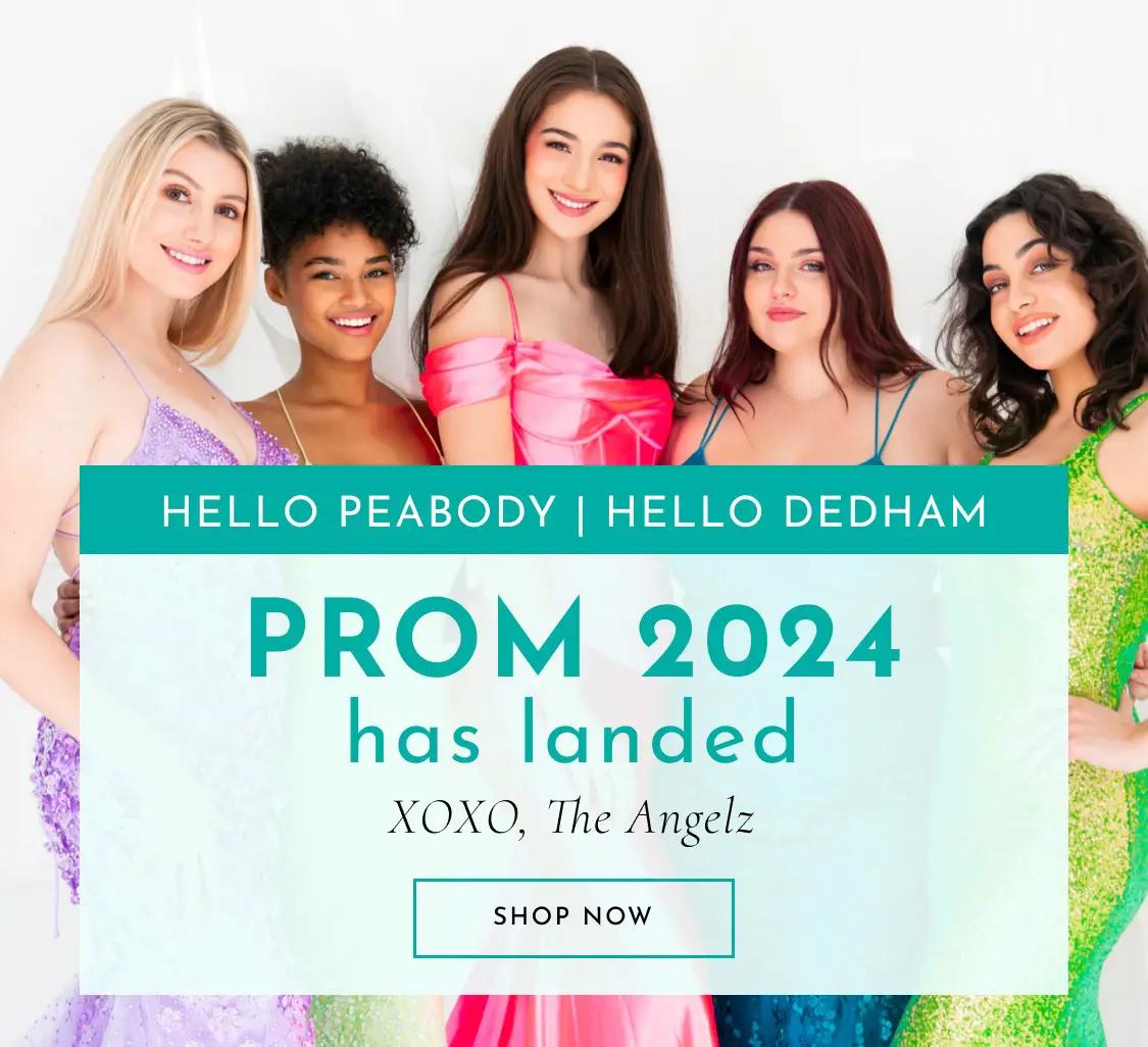 Prom 2024 styles at The Ultimate Peabody and Dedham