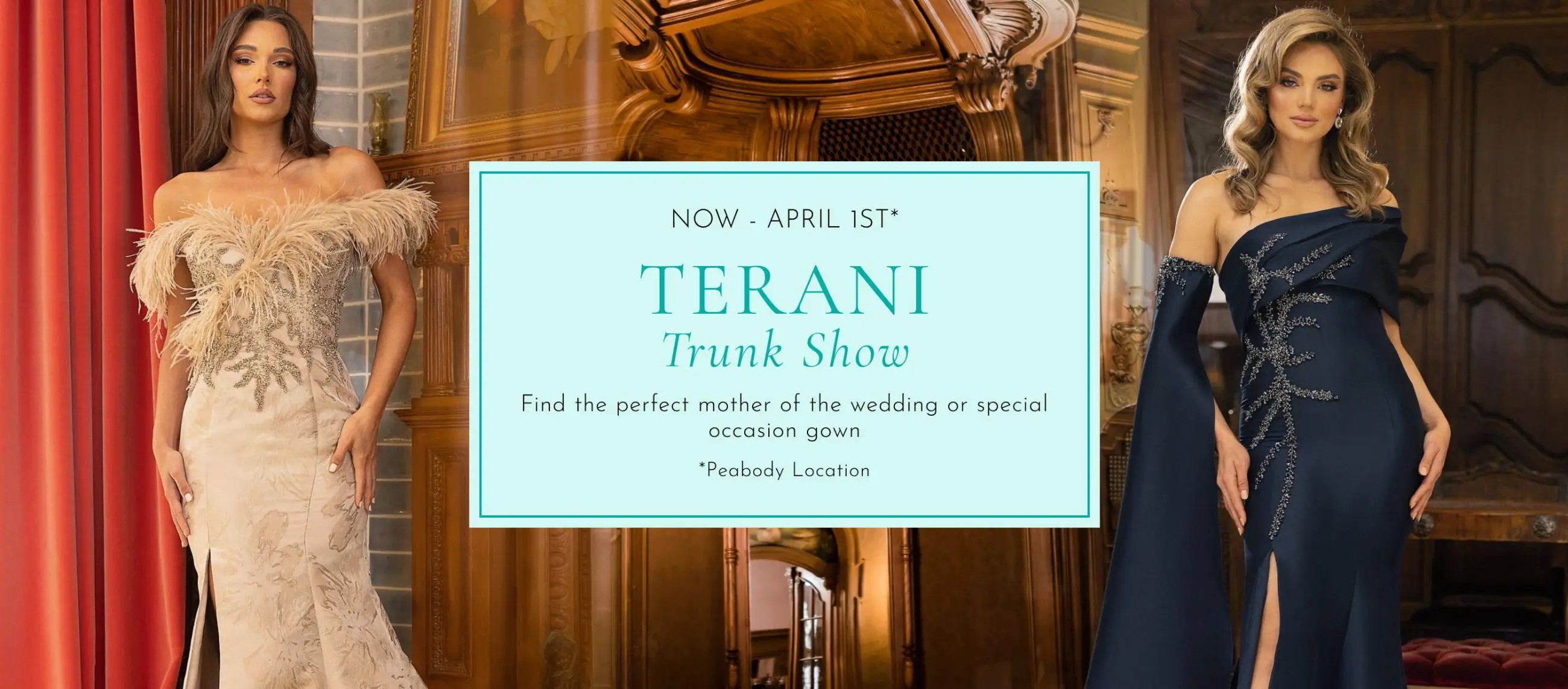 Terani Couture trunk show at the ultimate prom and bridal