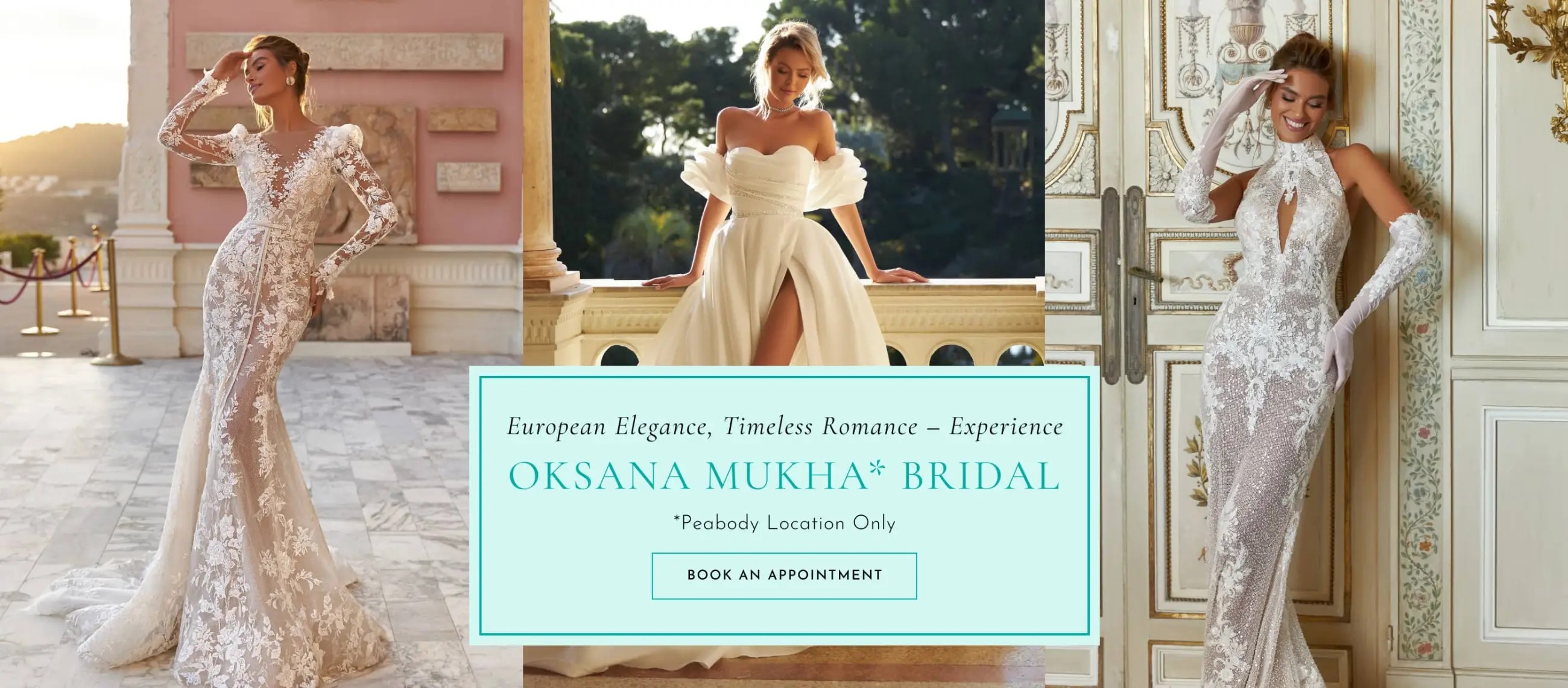 Oksana Mukha Bridal at Ultimate Prom and Bridal in Peabody, MA
