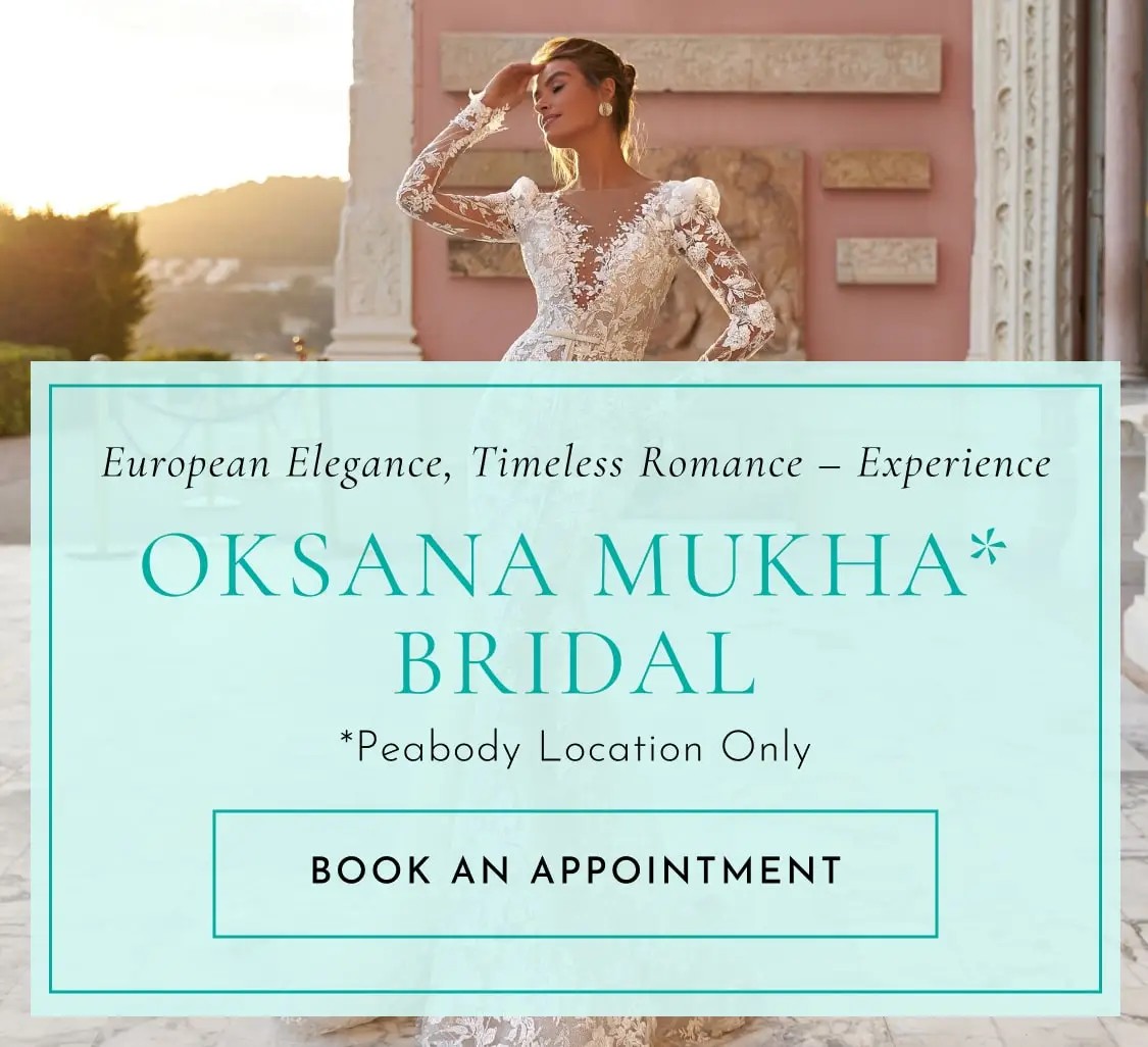 Oksana Mukha Bridal at Ultimate Prom and Bridal in Peabody, MA