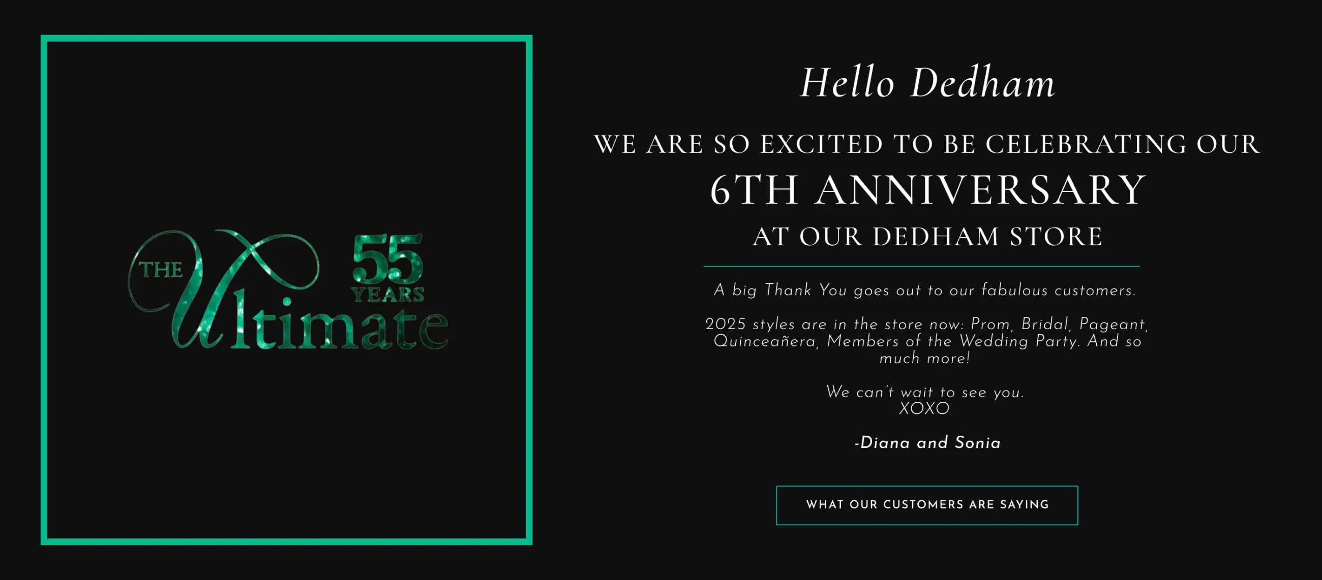 anniversary at The Ultimate Dedham location in MA