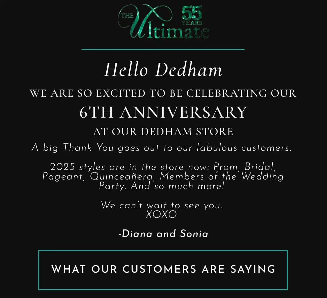 anniversary at The Ultimate Dedham location in MA