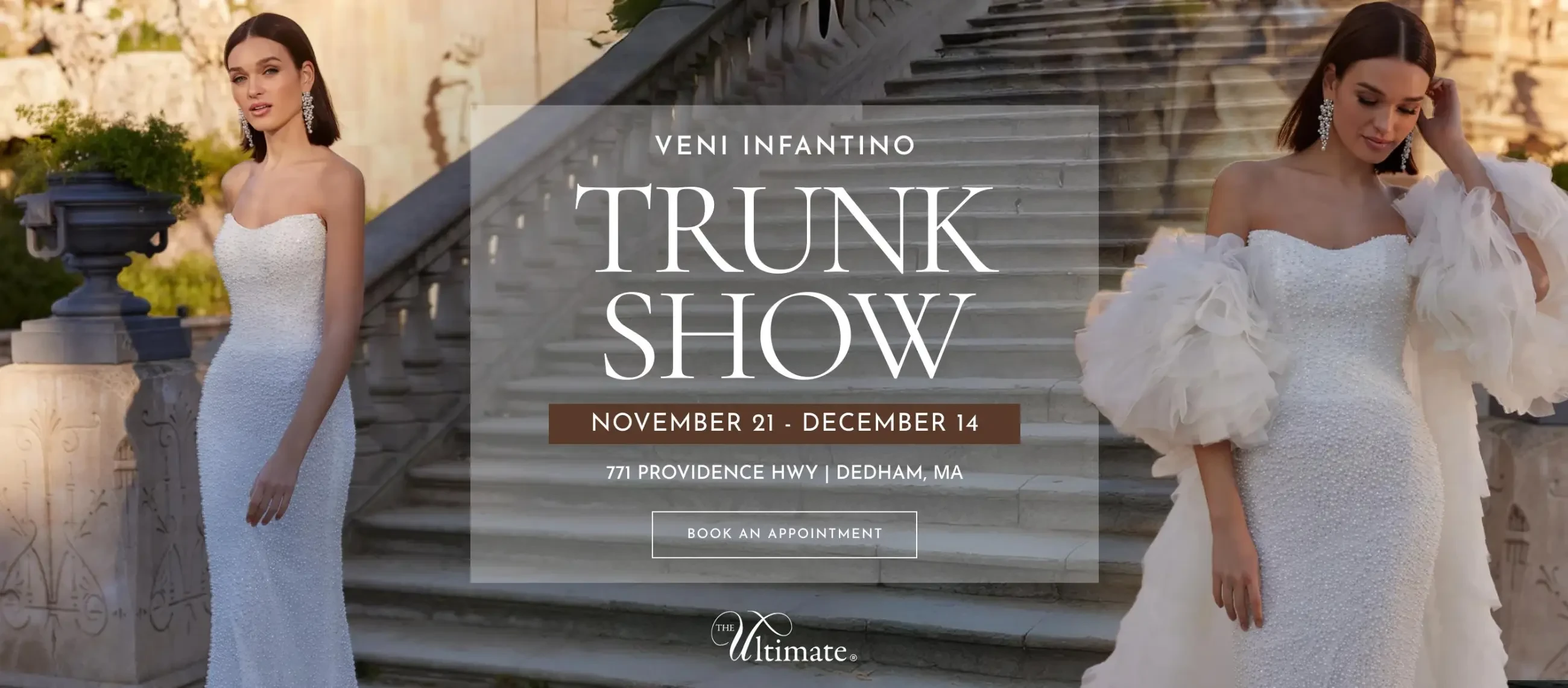 Veni Infantino trunk show at the ultimate prom and bridal Dedham