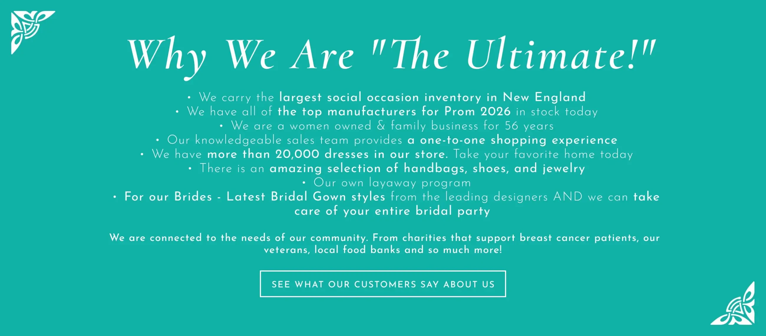 Ultimate message to their customers