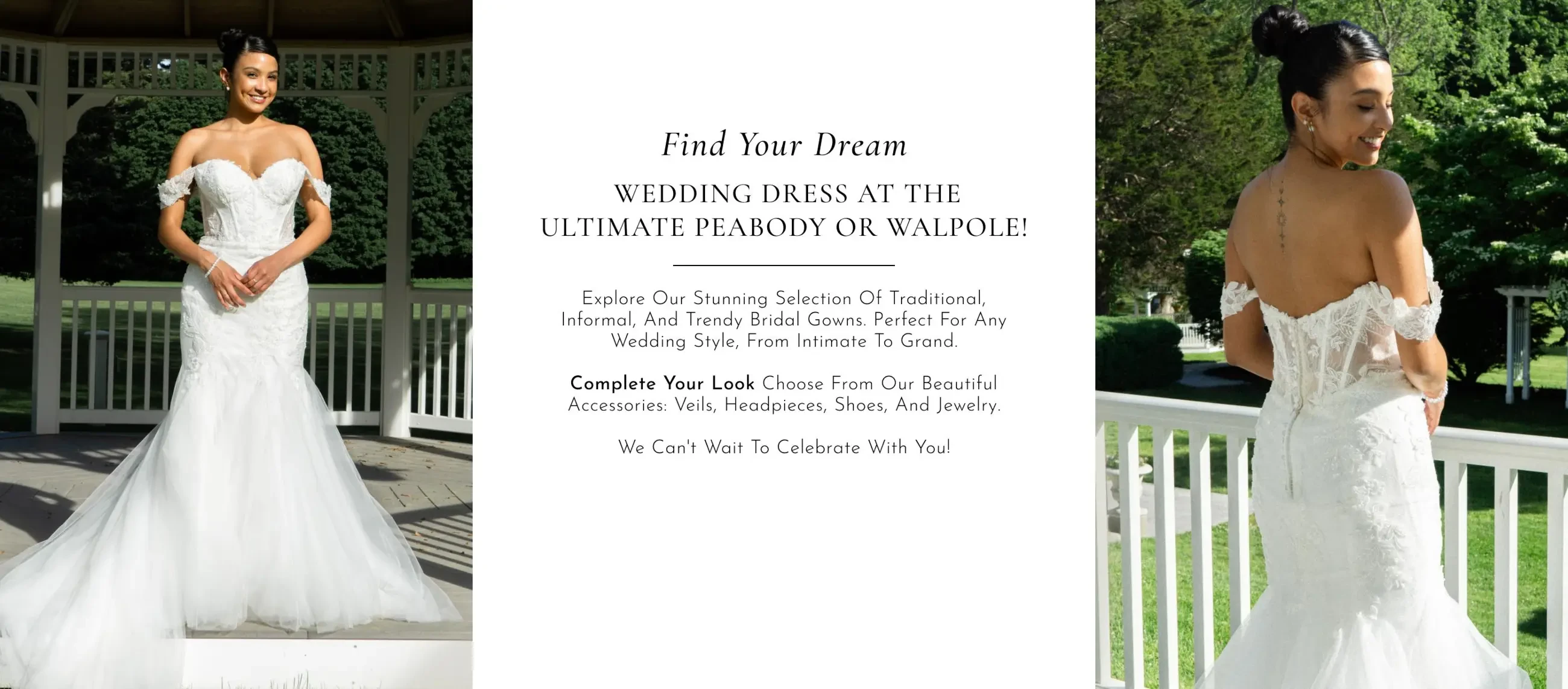 Wedding dresses at The Ultimate Prom and Bridal